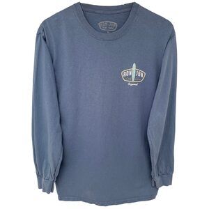 Ron Jon Surf Shop T-Shirt Men's M Blue Multicolor Cozumel Tee Surfboard